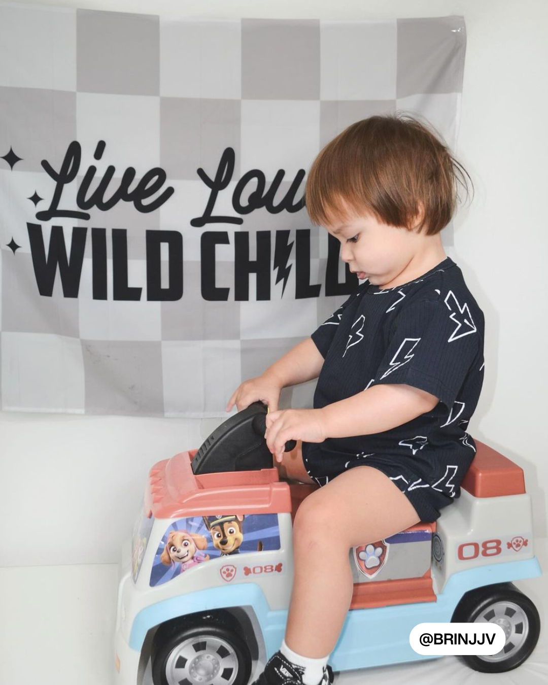Live Loud Wild Child Banner