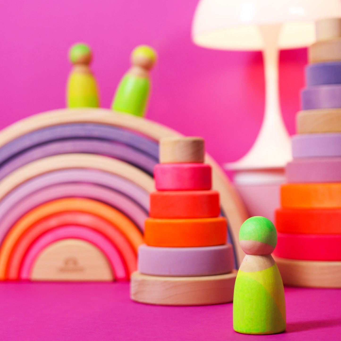 GRIMMS x NEON Pink Rainbow