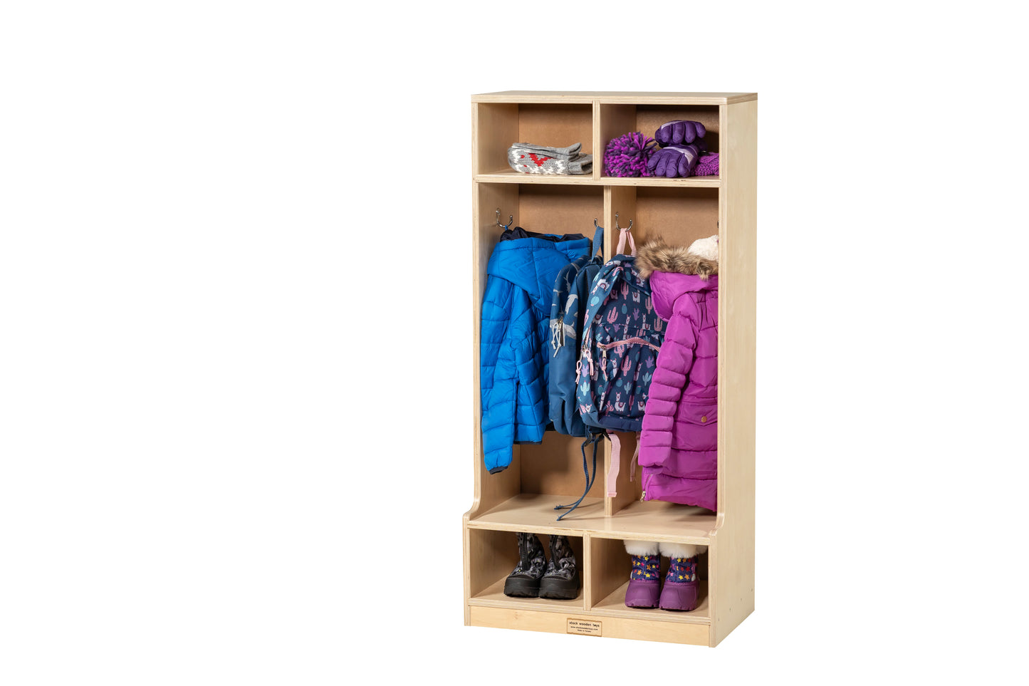 Casier à deux sections - Fabriqué au Canada