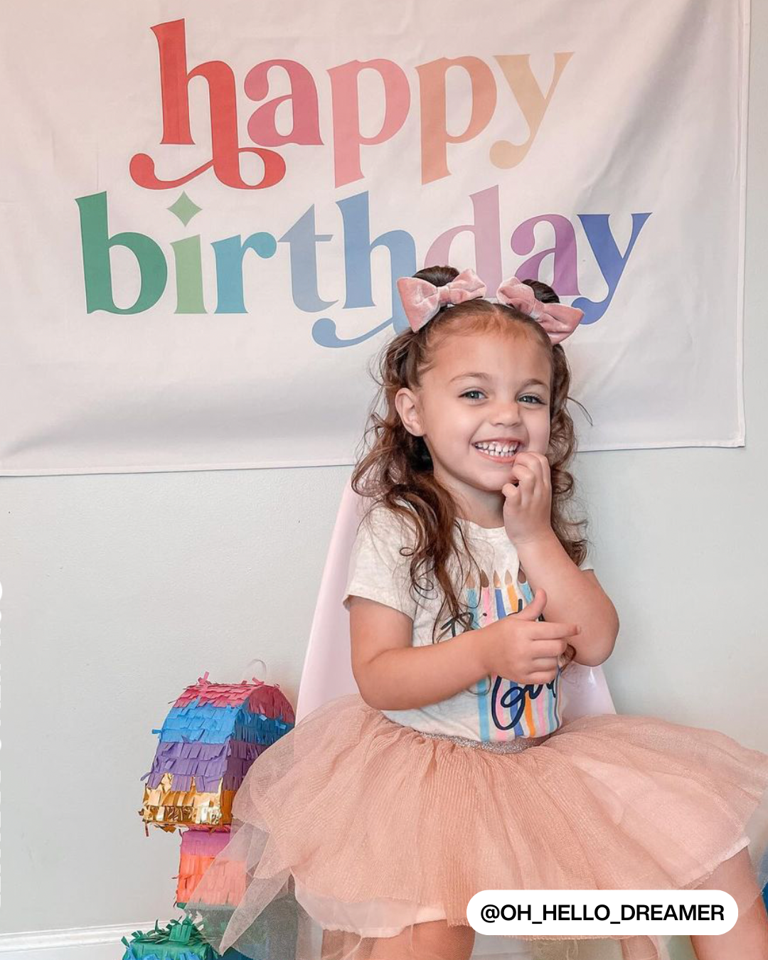 Happy Birthday Banner (Rainbow)