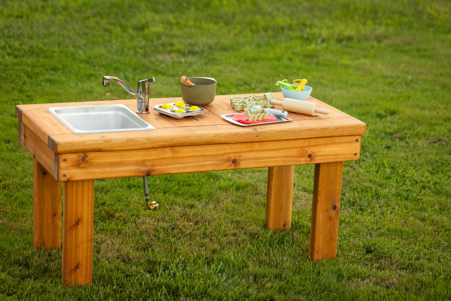 One Sink Simple Mud Kitchen