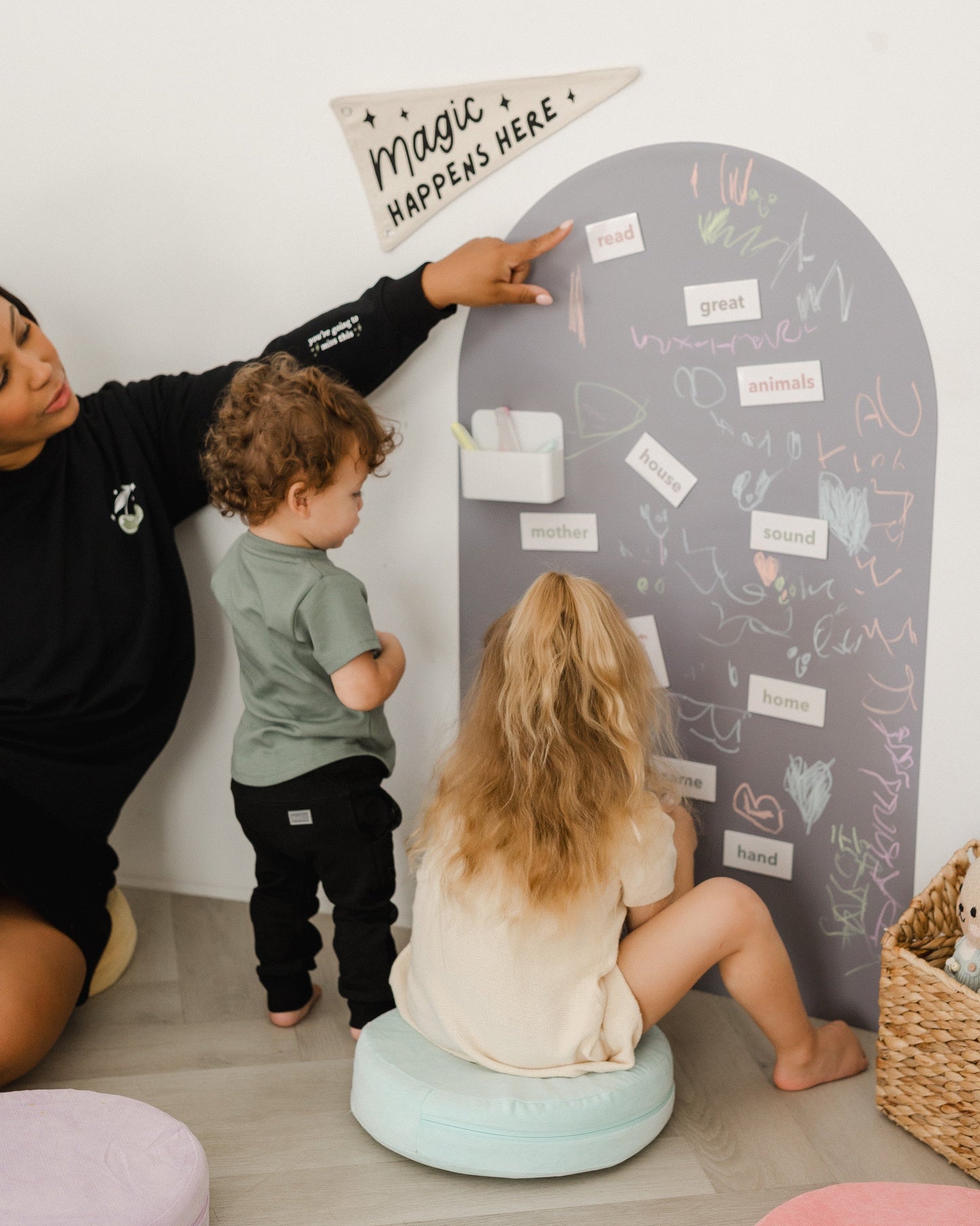 Magic Playwall - Arch Magnetic Wall Decal for Kids