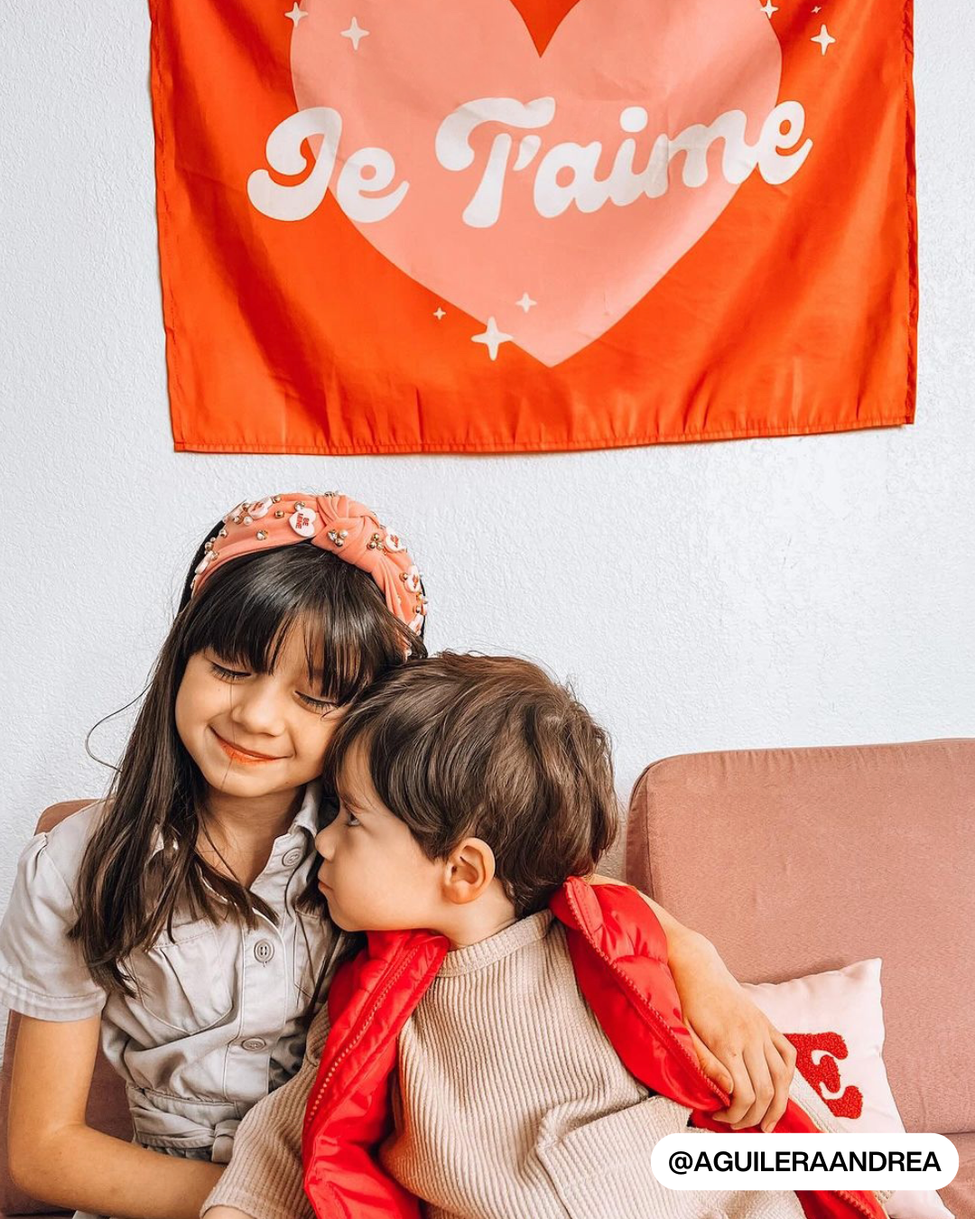 Je T'Aime Banner (Red)