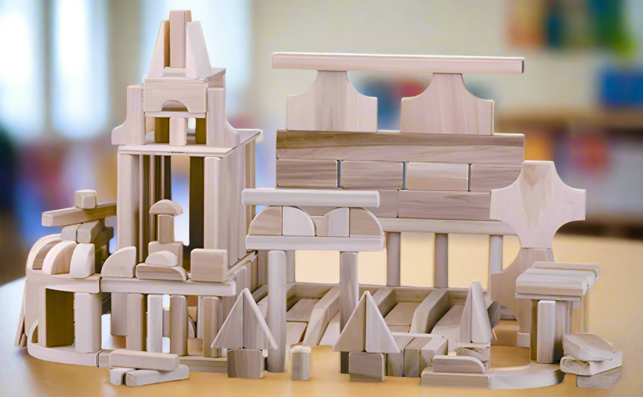 Solid Hardwood Play blocks - Made in Canada