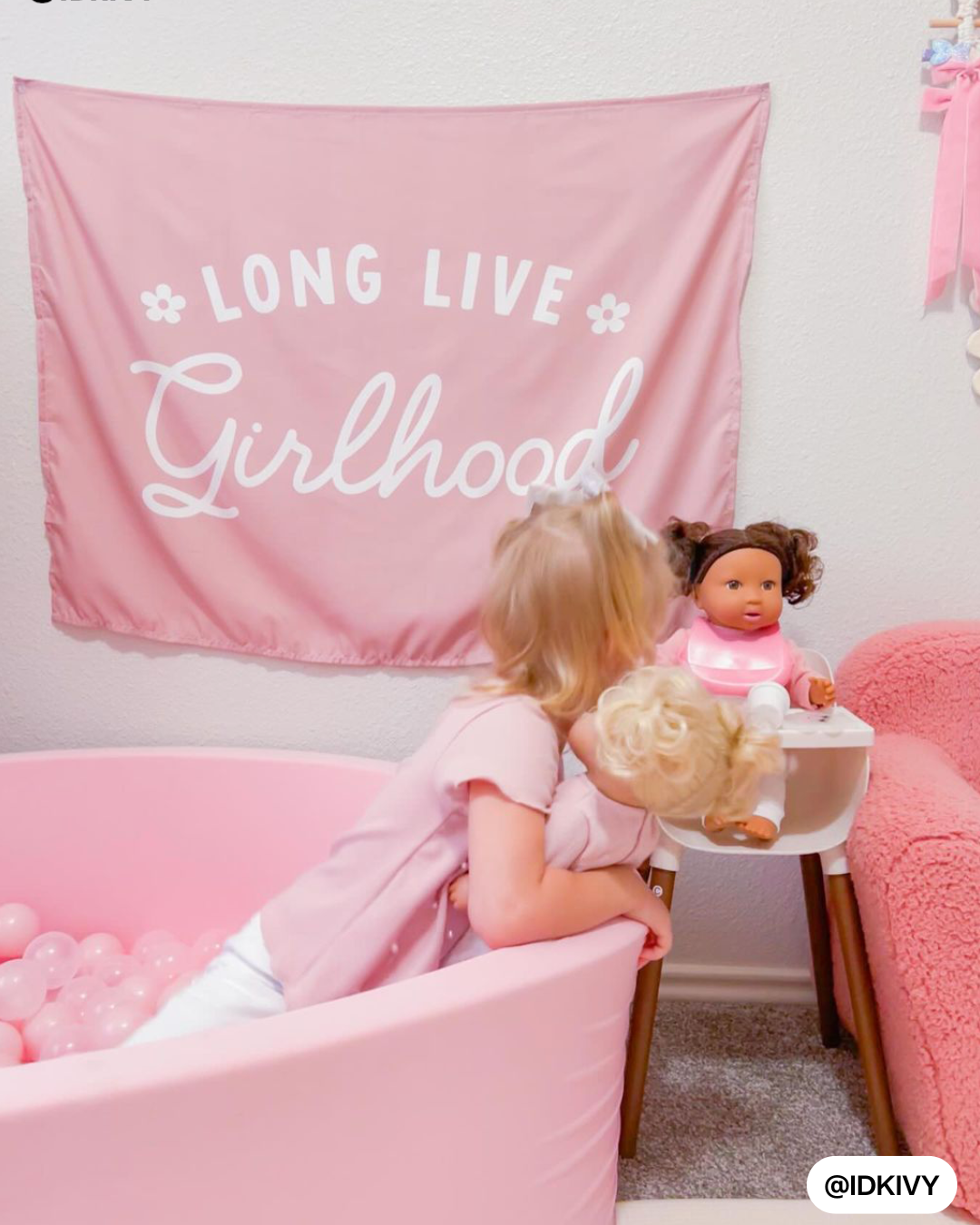 Long Live Girlhood Banner