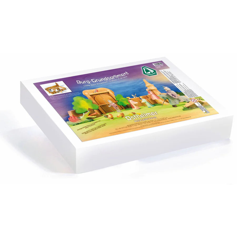 Assortiment de base de châteaux - Jouets en bois Ostheimer