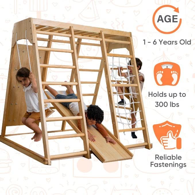 Magnolia - Real Wood 7-in-1 Playset by Avenlur