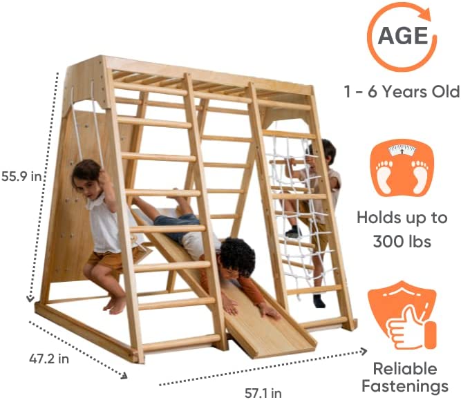 Magnolia - Real Wood 7-in-1 Playset by Avenlur