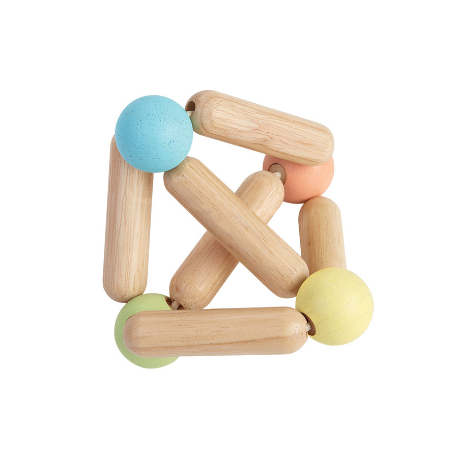 Pastel Triangle Clutching Toy by PlanToys