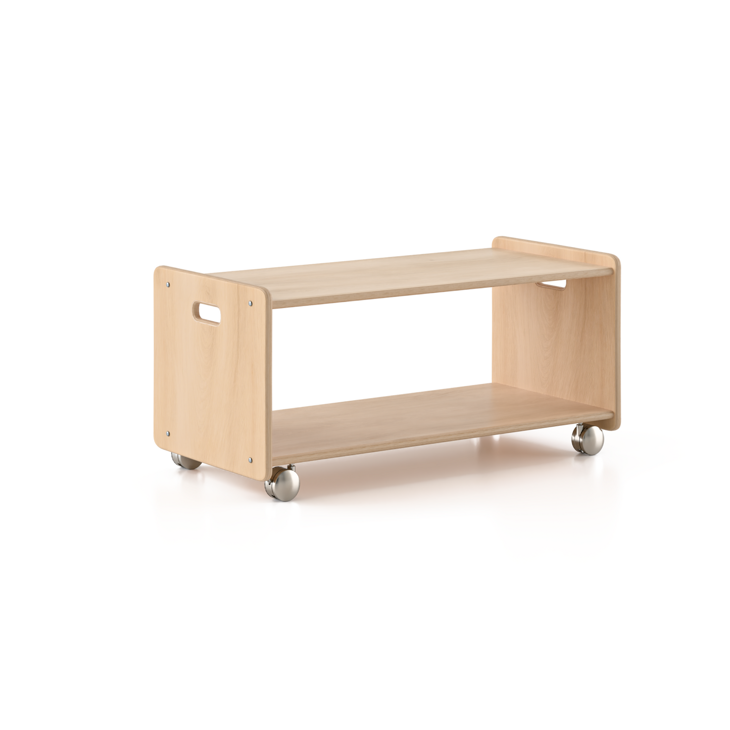 Educator Cart Open Mobile Horizontal Short Shelf - by Fern Kids (Made in Canada)
