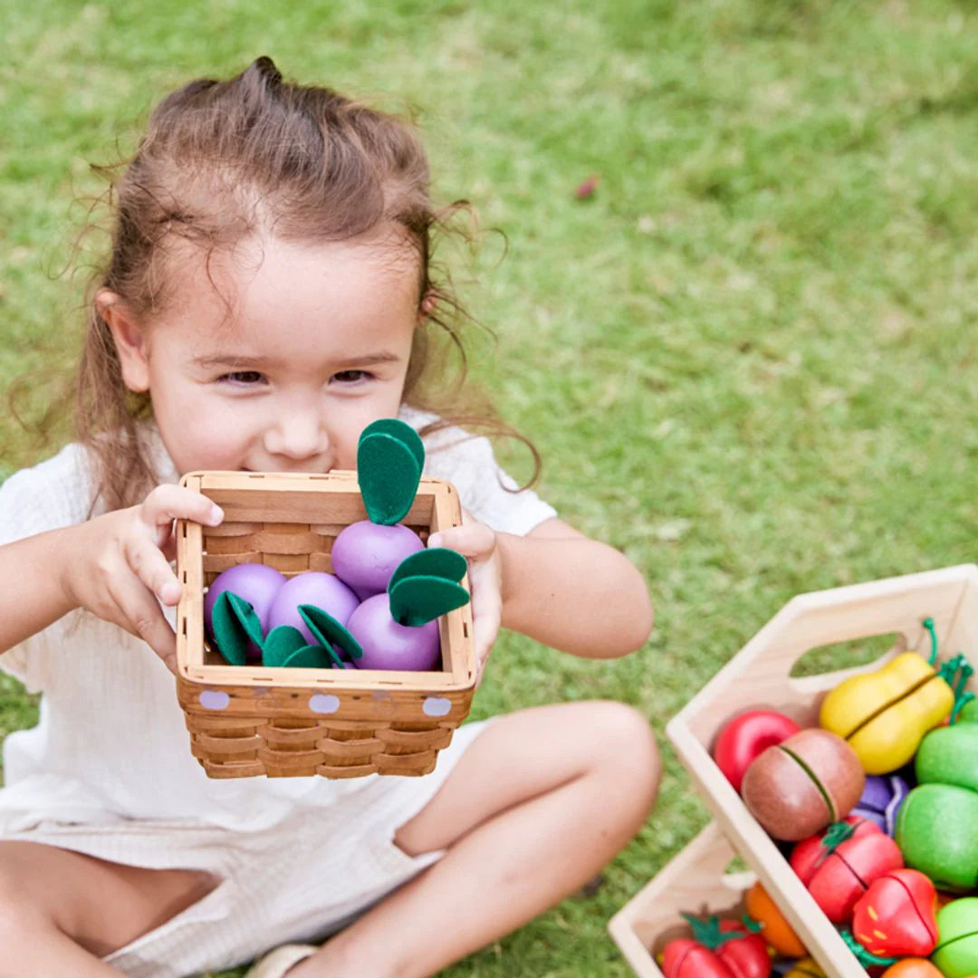 Fresh Produce Set A (Apples, Oranges & Bananas) by PlanToys