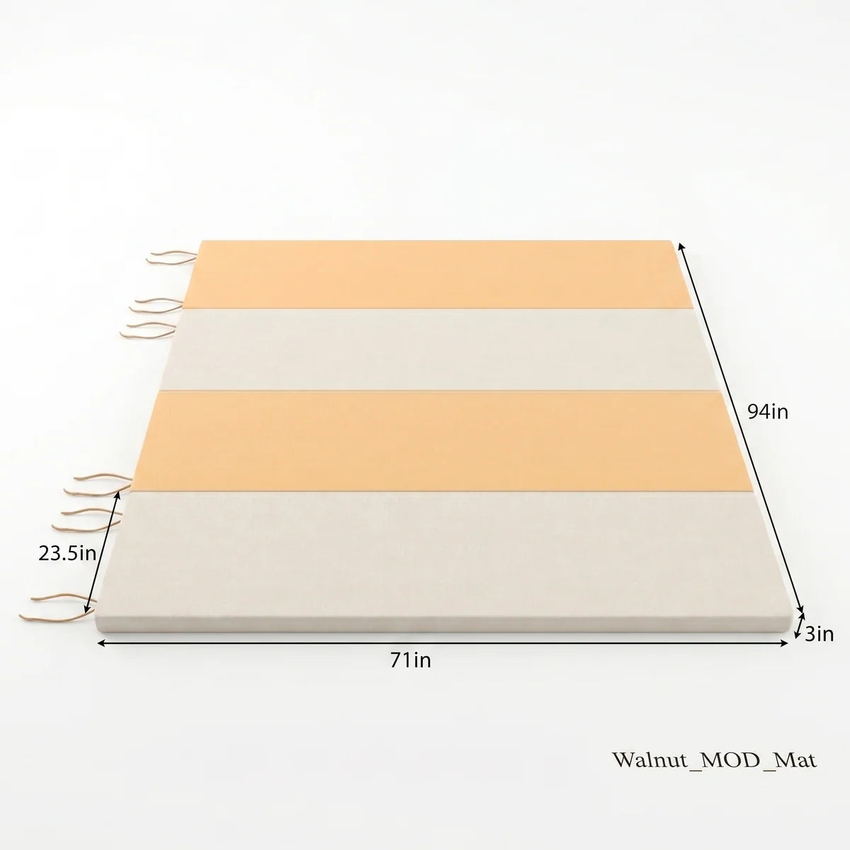 Walnut Modular Playset Fall Mat by Avenlur