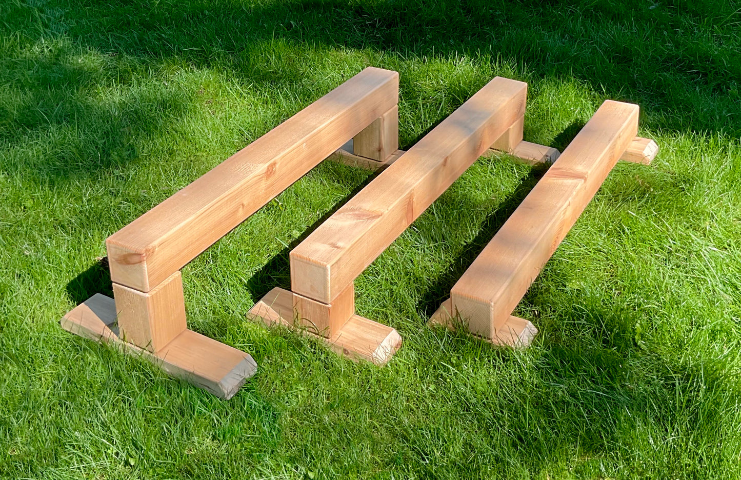 Cedar Balance Beams (set of three) - Just Playing (Made in Canada)