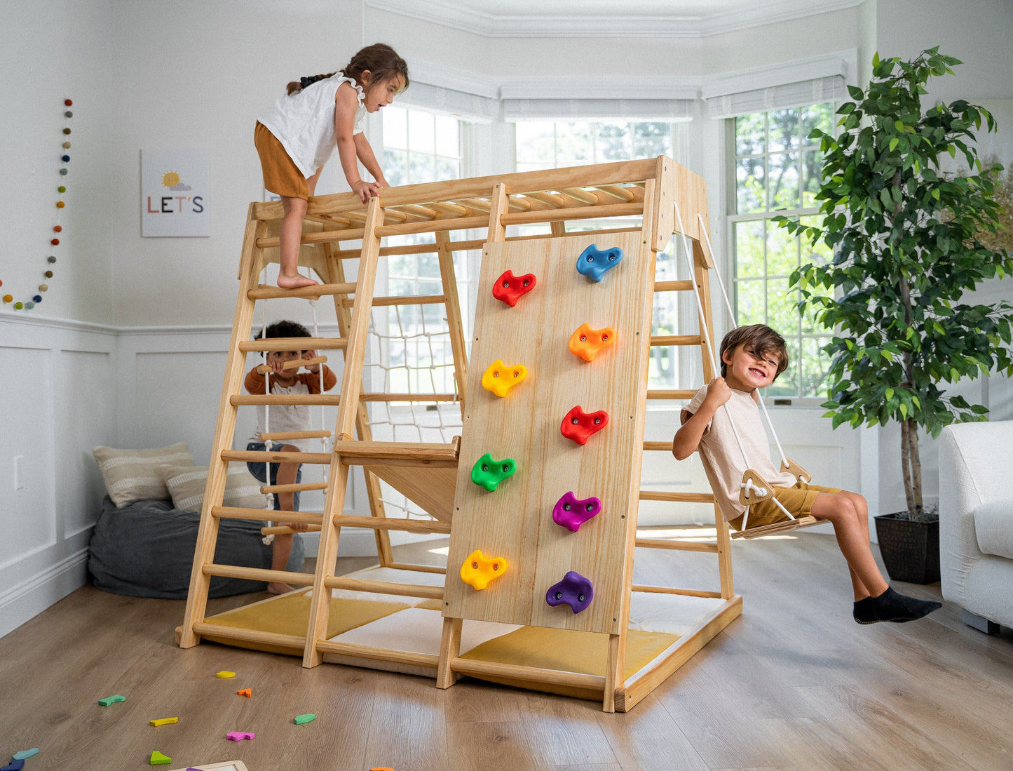 Magnolia - Real Wood 7-in-1 Playset by Avenlur