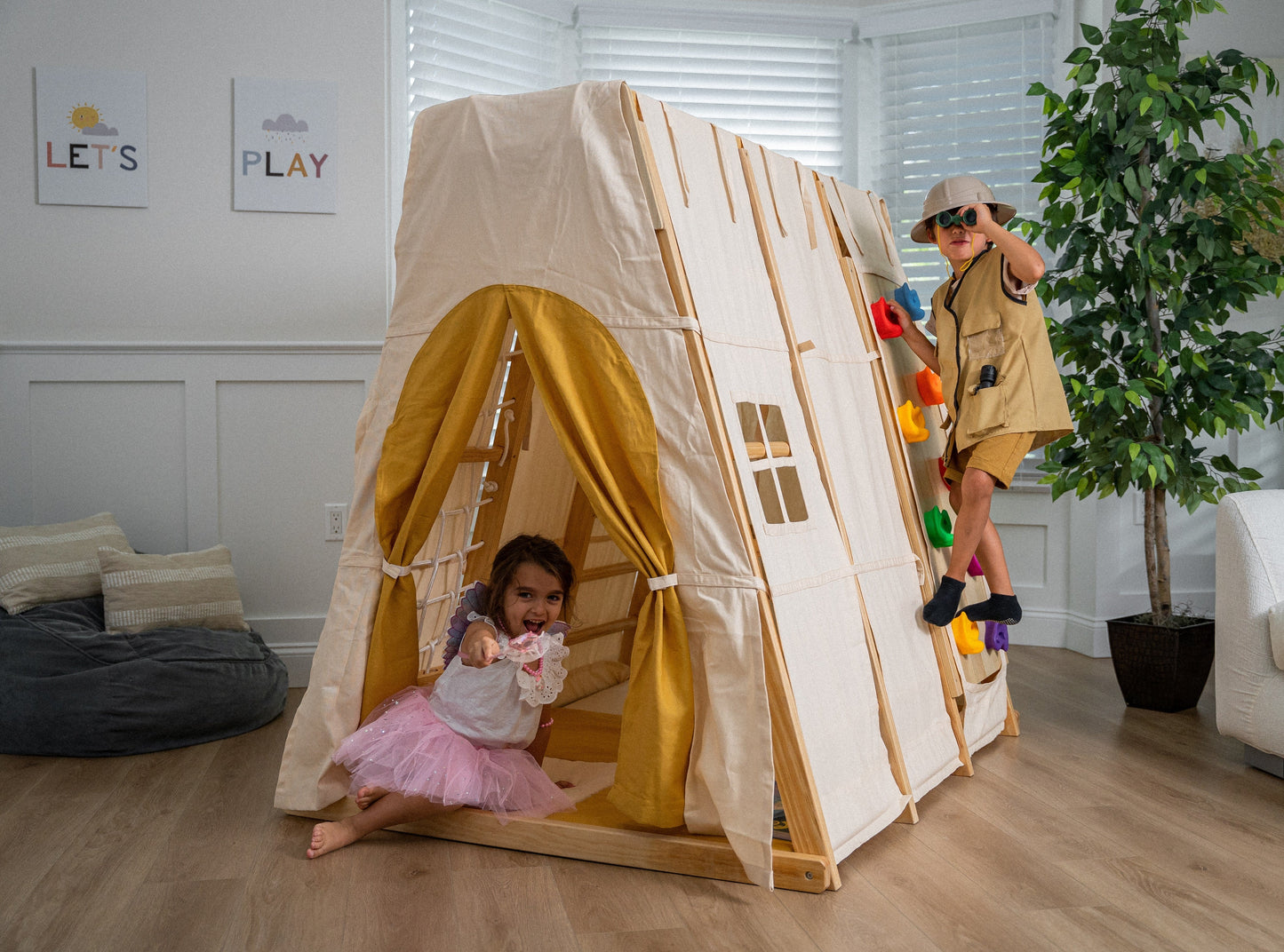 Magnolia - Real Wood 7-in-1 Playset by Avenlur