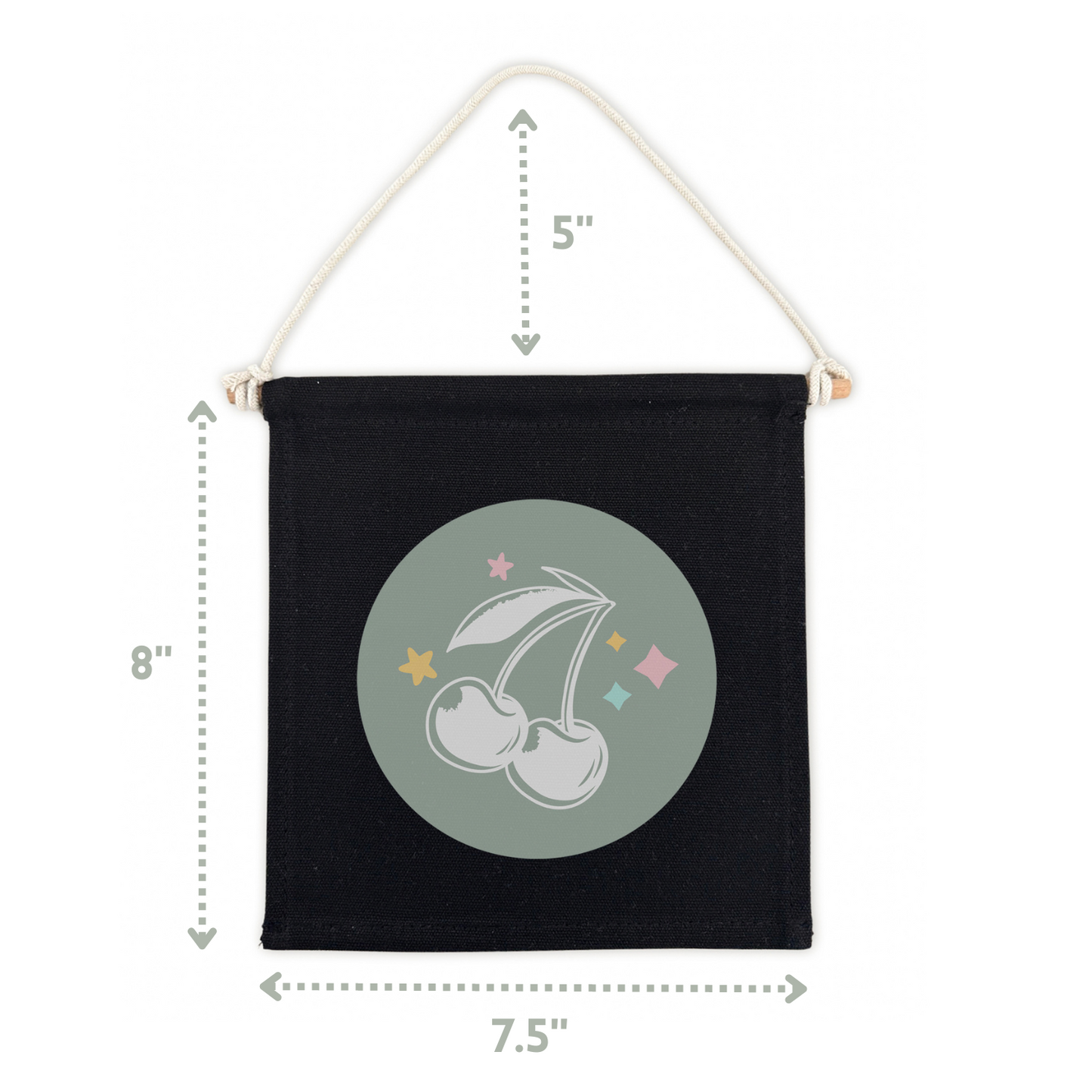 Go Little Rockstar (Black) Canvas Hang Sign