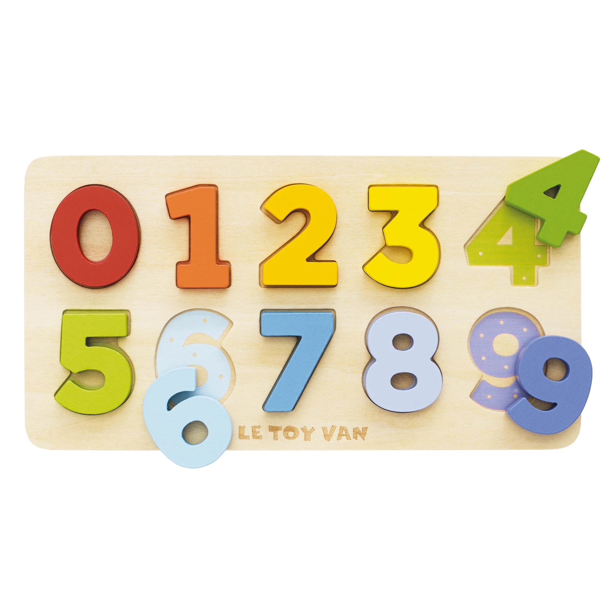 Counting Wooden Numbers Shape Sorter Le Toy Van