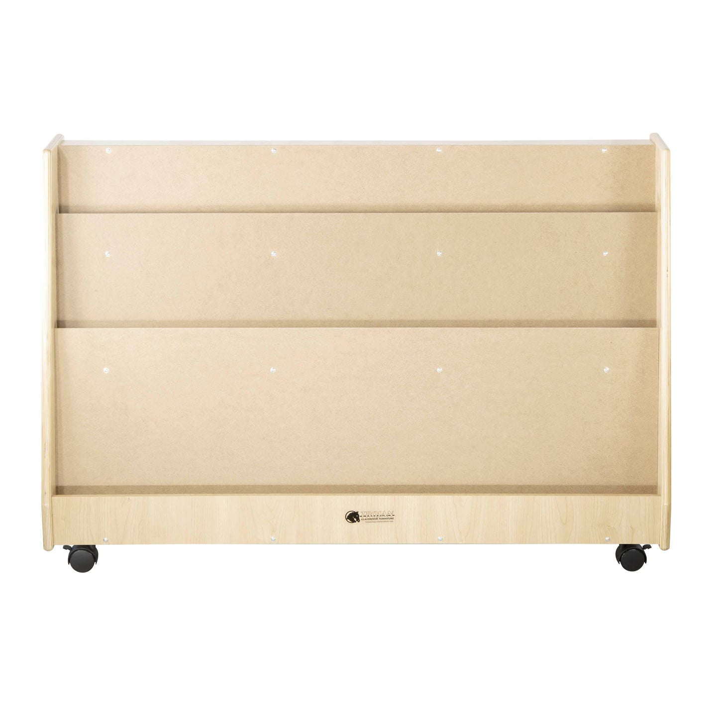 Book Display with 2 Rear Shelves (S320) - Made in Canada