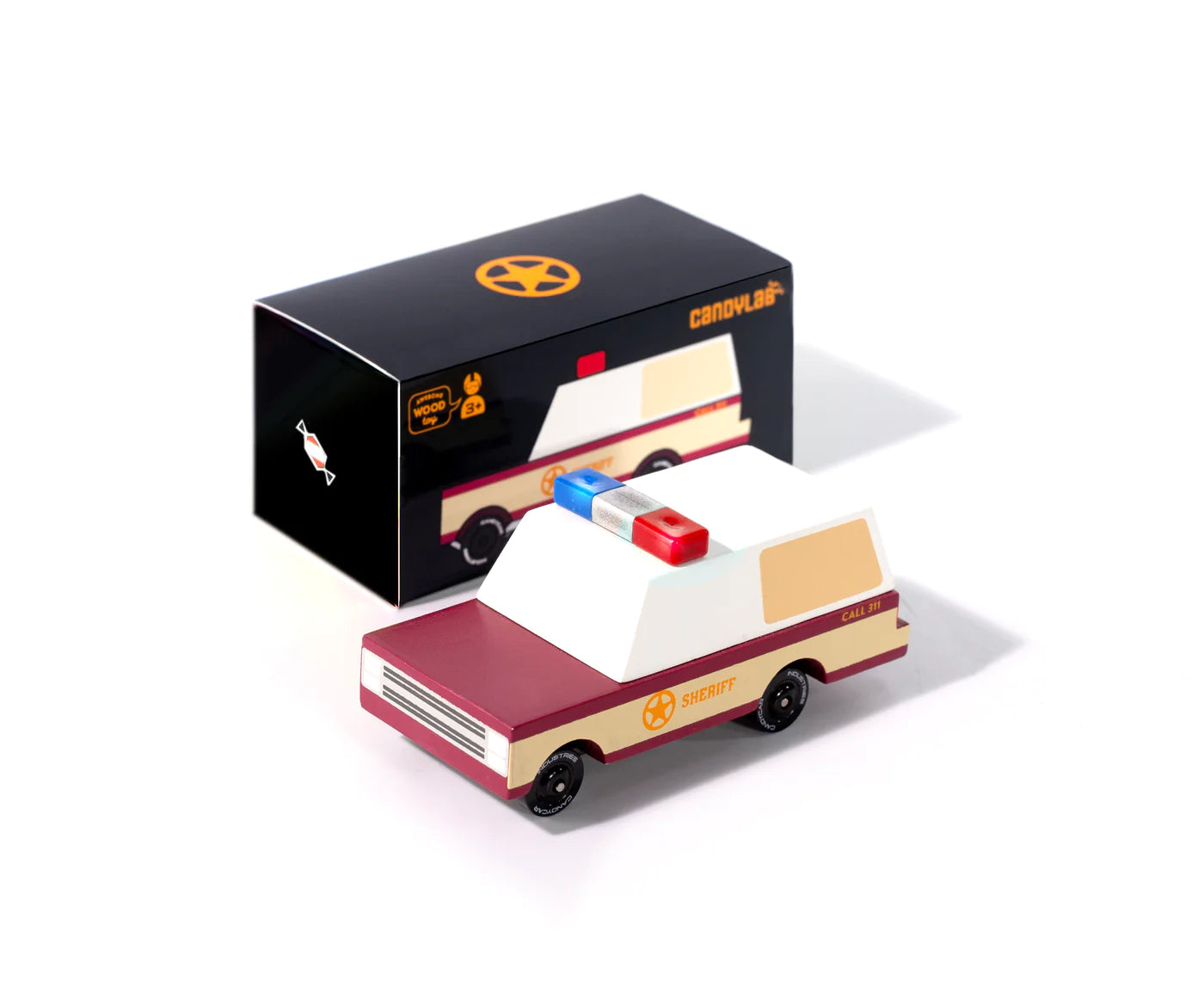 Candylab Sheriff Truck Modern Vintage Police Truck