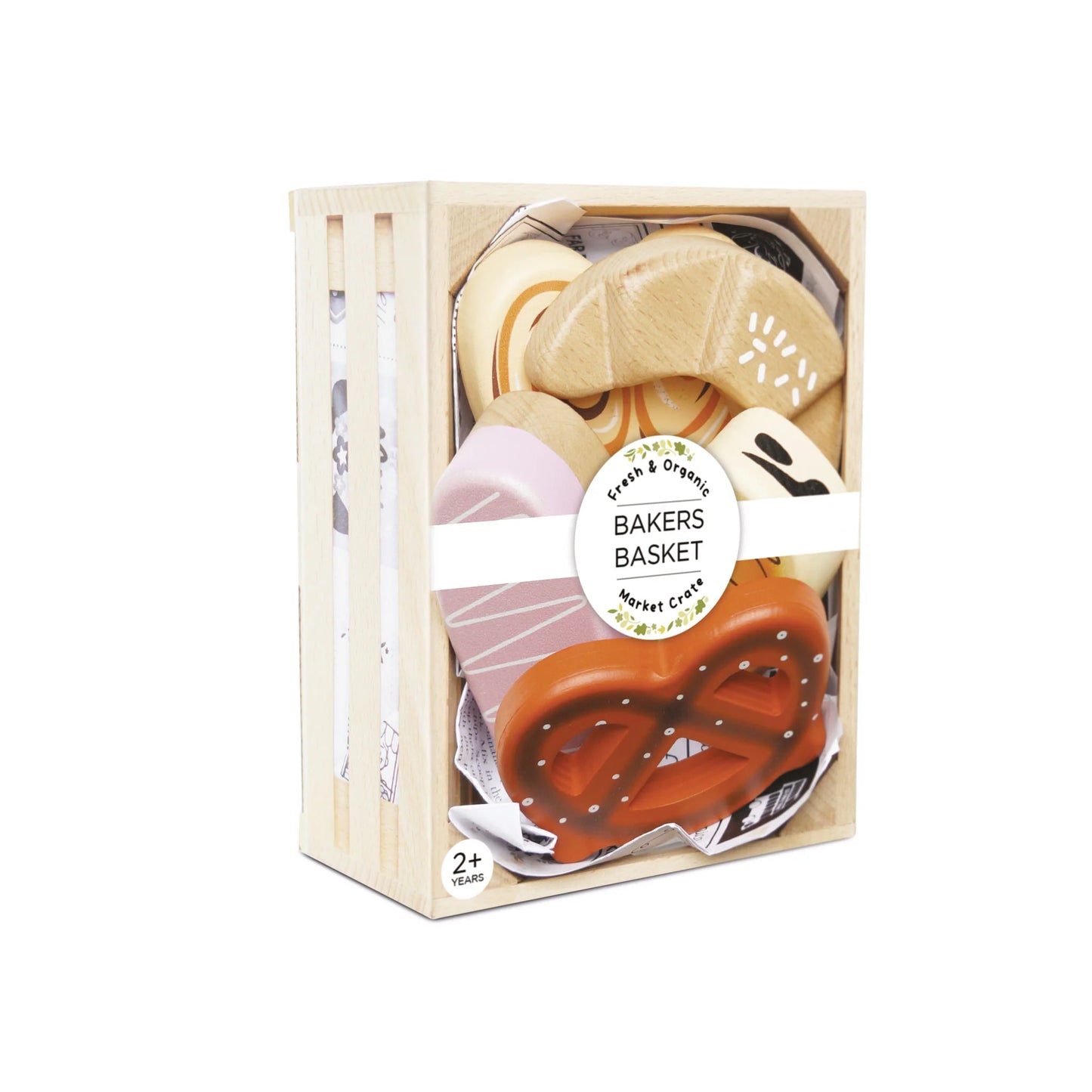 Bakery & Patisserie Wooden Market Crate - Wooden Toy Food by Le Toy Van