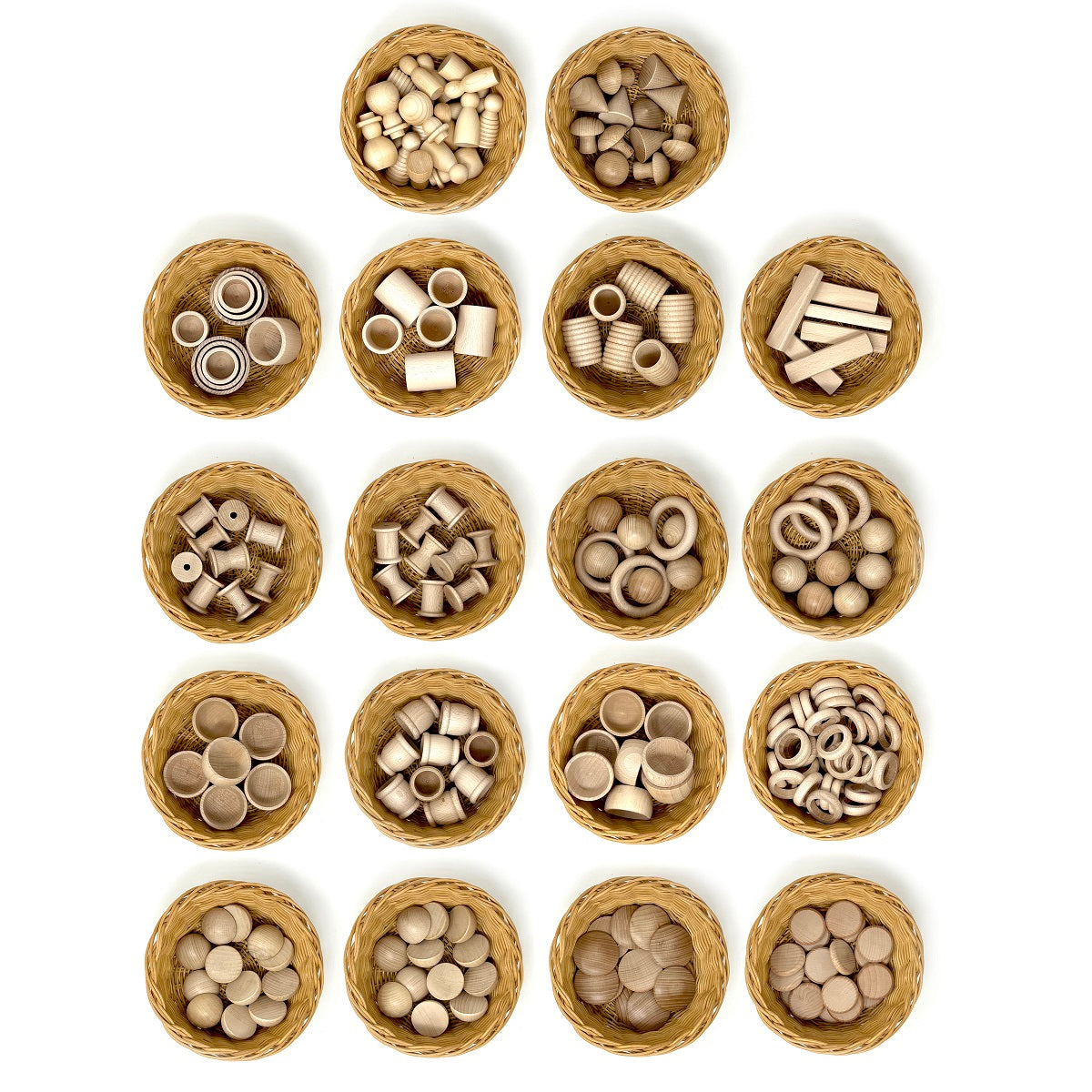 Ensemble de bois de Grapat Écoles heuristiques - Ensemble éducatif