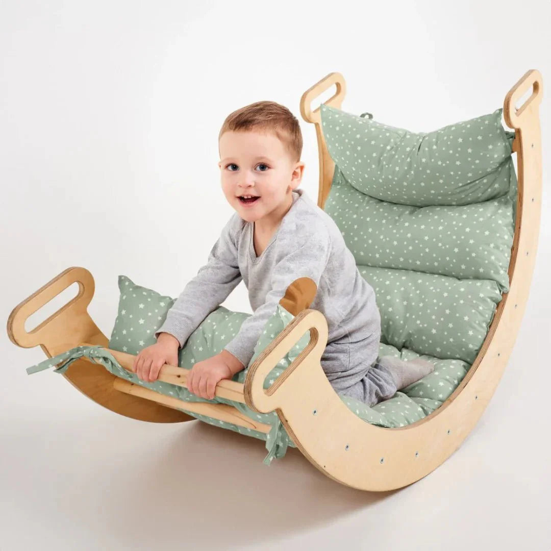 Coussin pour arche d'escalade et balance à bascule – Beige (coussin uniquement)