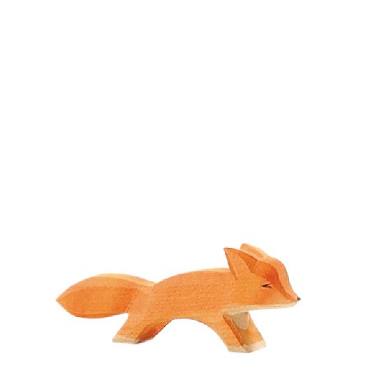 Renard qui court (petit) - Jouets en bois Ostheimer