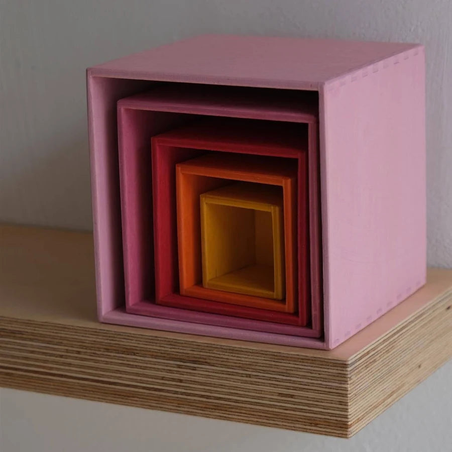 Grimms - Stacking Boxes Small (Lollipop)