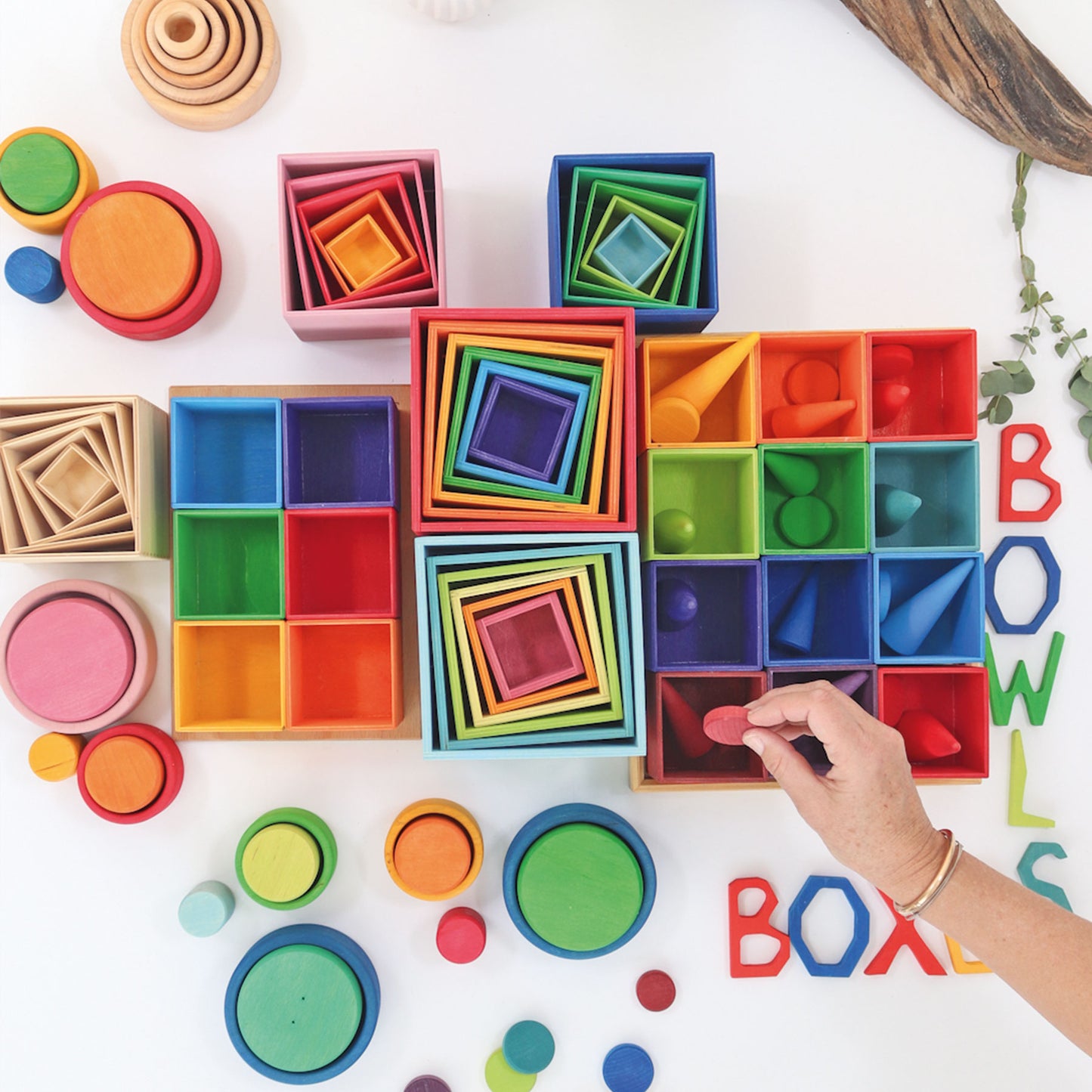 Grimm's - Set of Bowls (Colourful)