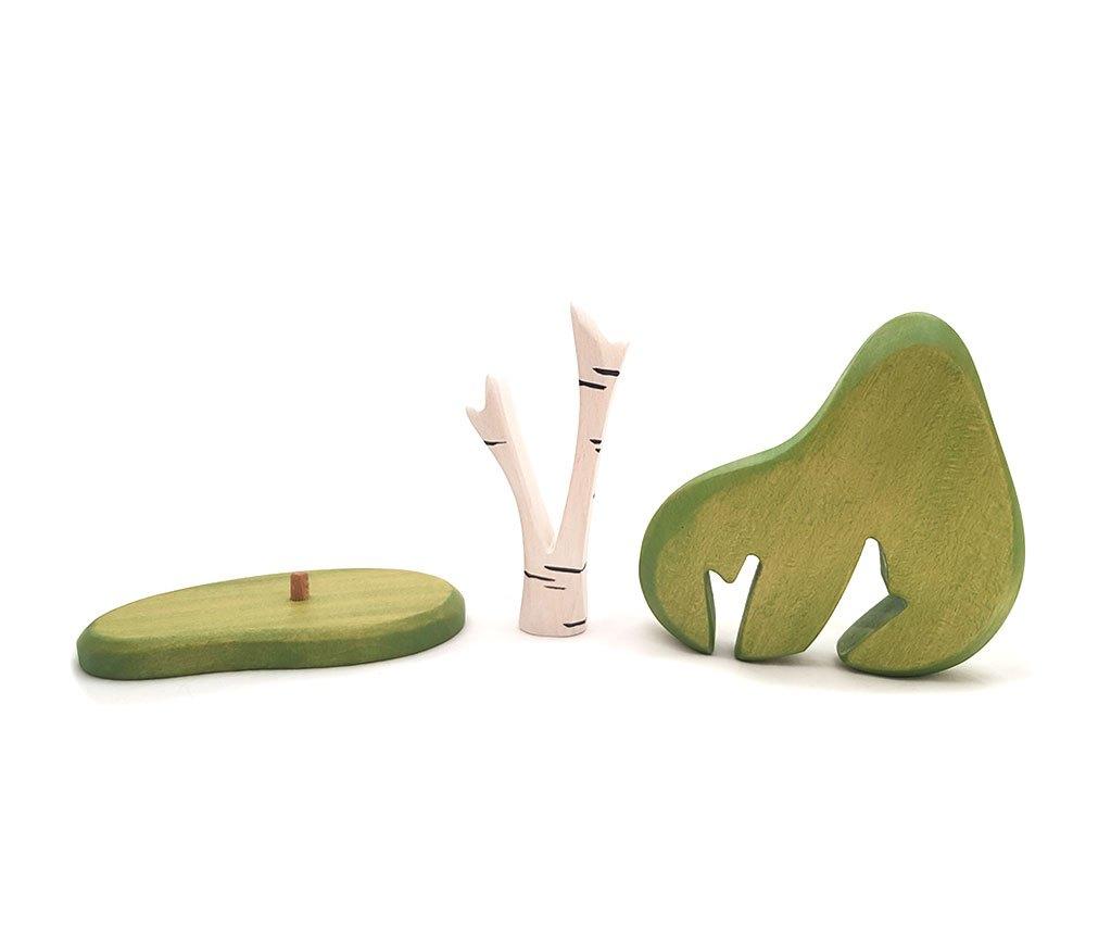 Brin d'Ours Handmade 2 Piece Birch Tree - Wood Wood Toys Canada's Favourite Montessori Toy Store