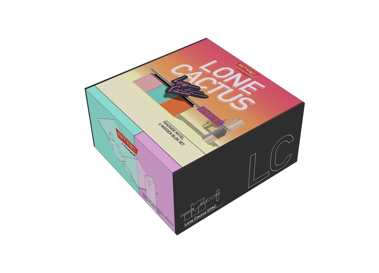 Candylab Toys Lone Cactus Motel - Modern Vintage Scenery - Wood Wood Toys Canada's Favourite Montessori Toy Store