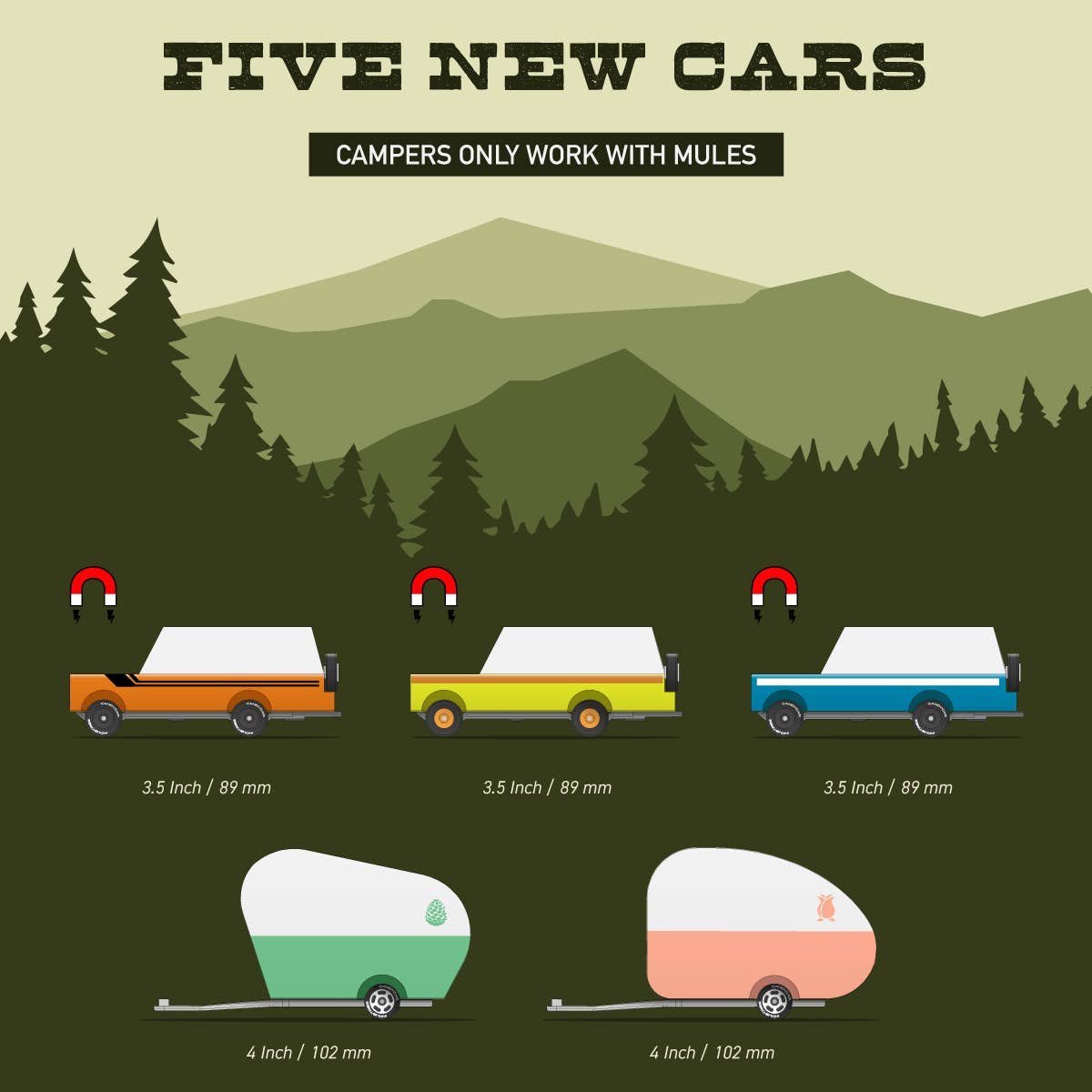 Candylab Toys Trailer for Candycar Mules - Wood Wood Toys Canada's Favourite Montessori Toy Store