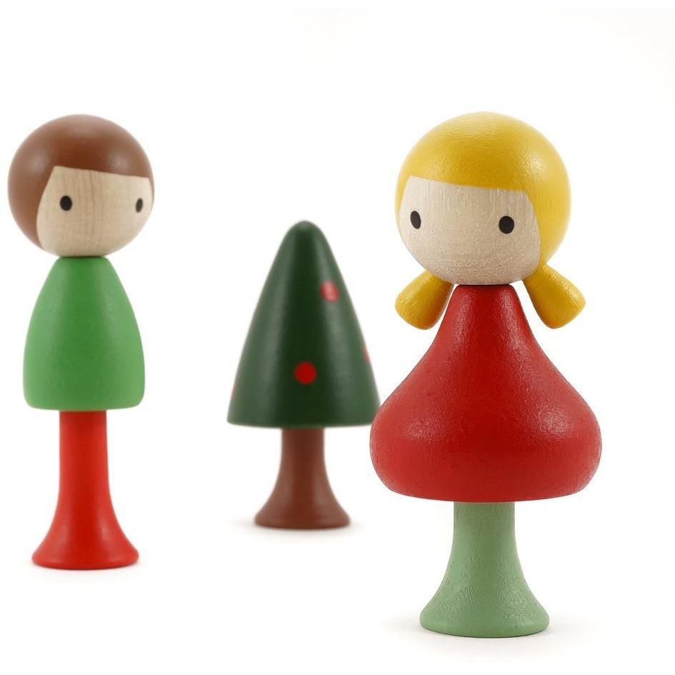 CLiCQUES Magnetic Figurines - Christmas Set - Wood Wood Toys Canada's Favourite Montessori Toy Store