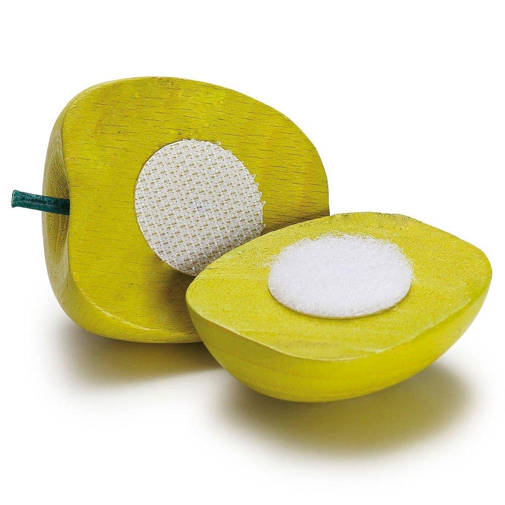 Erzi Apple to Cut - Play Food Made in Germany - Wood Wood Toys Canada's Favourite Montessori Toy Store