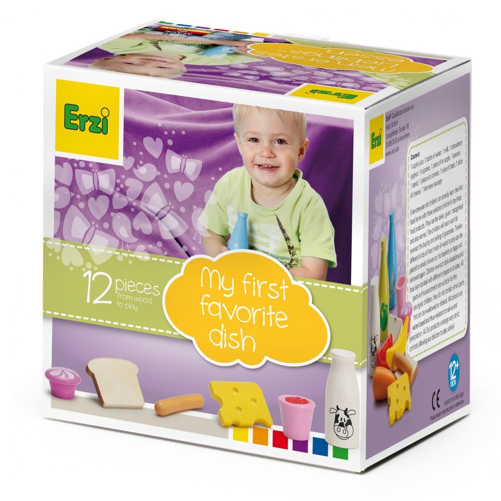 Erzi Shop Assortment for Youngest - Play Food Made in Germany - Wood Wood Toys Canada's Favourite Montessori Toy Store