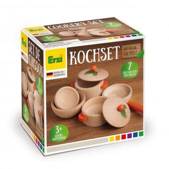 Erzi Wooden Cooking Set - Play Food Made in Germany - Wood Wood Toys Canada's Favourite Montessori Toy Store