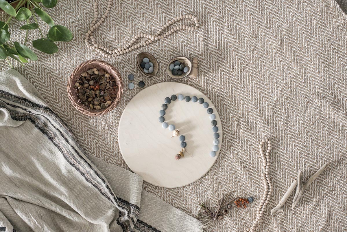 Grapat Wood Mandala Grey Trees (36 Pieces) - Wood Wood Toys Canada's Favourite Montessori Toy Store