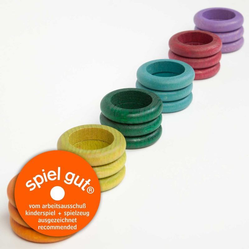 Grapat Rings 18 piece set (6 non-basic colors)