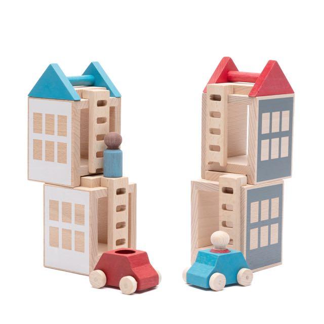 Lubulona Lubu Town Summerville Maxi Set - Wood Wood Toys Canada's Favourite Montessori Toy Store