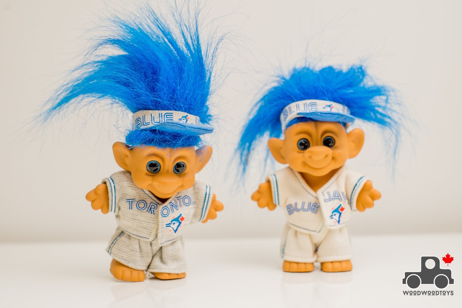 Vintage 1992 Toronto Blue Jays World Series Troll Dolls (set of