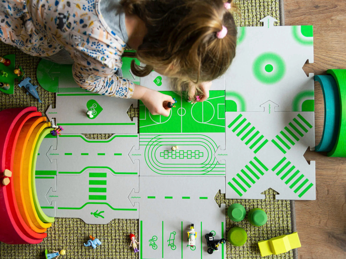 Waytoplay Roads - Downtown (20 pieces)