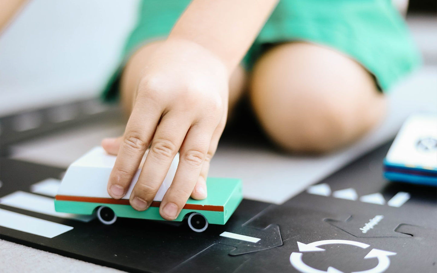 waytoplay Flexible Roads - Highway Set (24 pieces) - Wood Wood Toys Canada's Favourite Montessori Toy Store