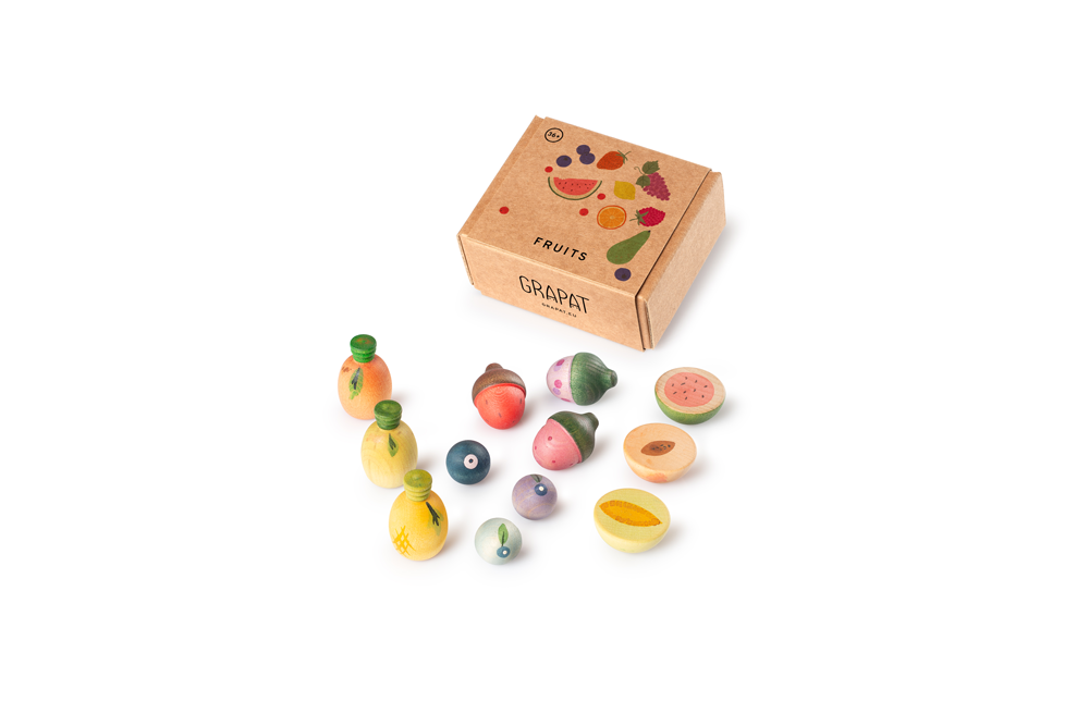 Grapat Wood Fruits (12 Pieces)