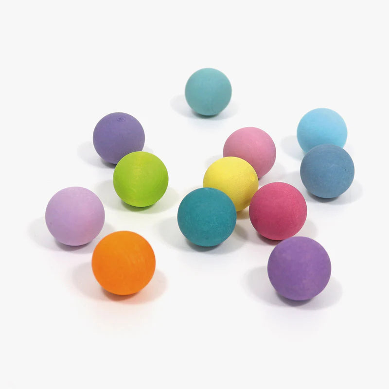 Grimm's - Small Pastel Balls (12 pieces)