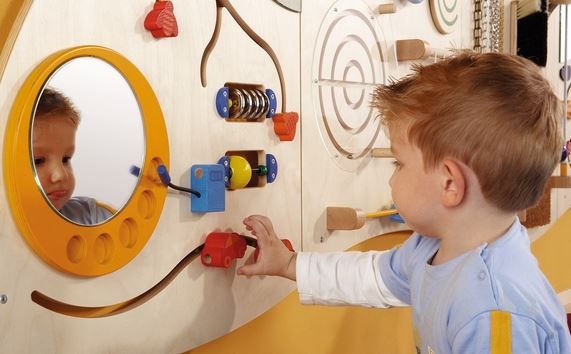 HABA Pro Sensory Learning Wall Left "Quarter Circle" Panel (1120215001)