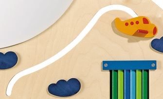 HABA Pro Sensory Learning Wall "Right Quarter Circle" Panel (1120218001)