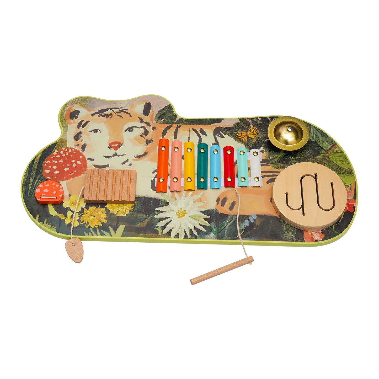 Jouet d'activité en bois Tiger Tunes par Manhattan Toy 