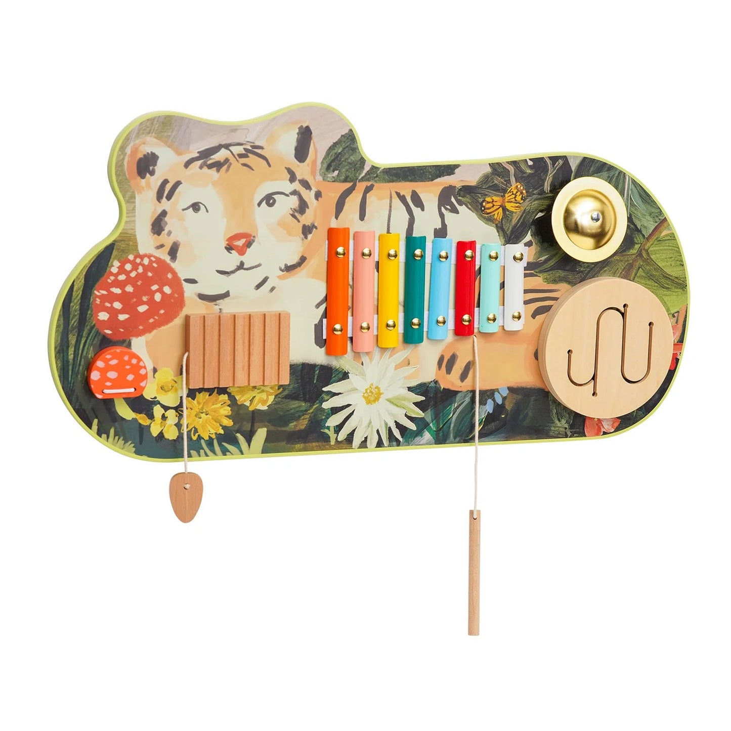 Jouet d'activité en bois Tiger Tunes par Manhattan Toy 