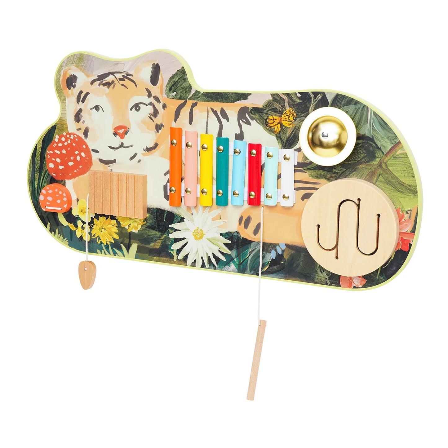 Jouet d'activité en bois Tiger Tunes par Manhattan Toy 