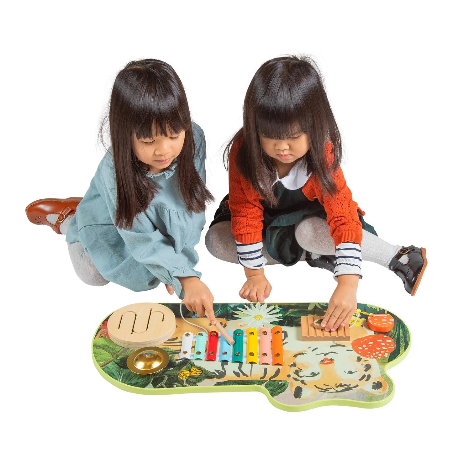 Jouet d'activité en bois Tiger Tunes par Manhattan Toy 